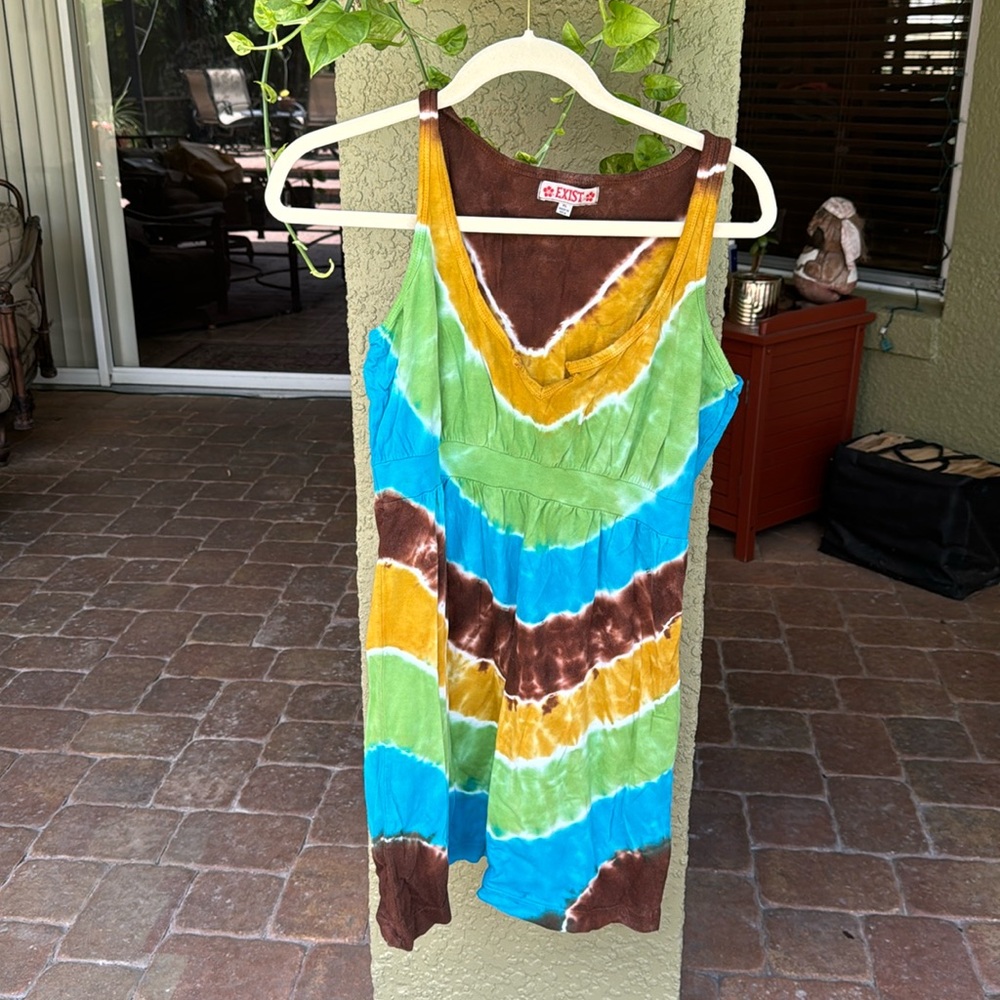Tie dye sundress or coverup